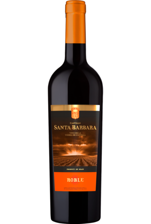 Вино Кастильо Санта Барбара Робле,  красное сухое