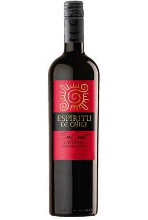Вино Еспириту де Чили Каберне Совиньон, красное полусладкое
