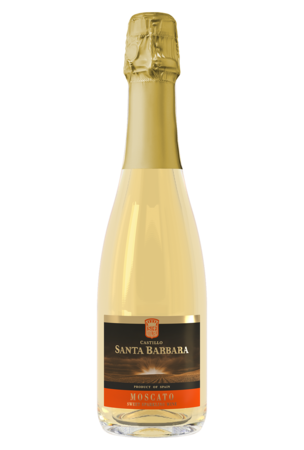 Вино Кастильо Санта Барбара Москато, игристое белое сладкое (0,375л)